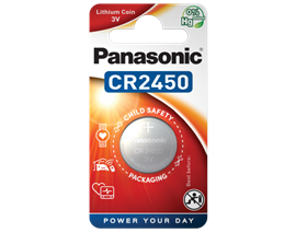 CR2450 Panasonic 3V Lithiumbatteri